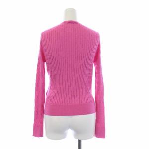 Cruciani カーディガン ケーブル編み カシミヤ混 38 ピンク