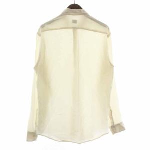 ARMANI COLLEZIONI シャツ カジュアルシャツ 長袖 総柄 L オフホワイト