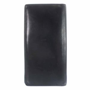 SAINT LAURENT PARIS 長財布 二つ折り レザー ロゴ ブラック