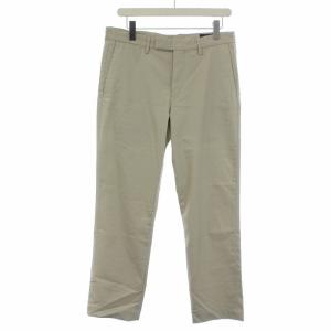 STRETCH STRAIGHT FIT チノパンツ ジップフライ 30/32 M ベージュ