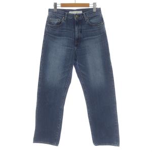 19AW セルビッチハイライズデニムパンツ ワイド ジップフライ 40 インディゴ