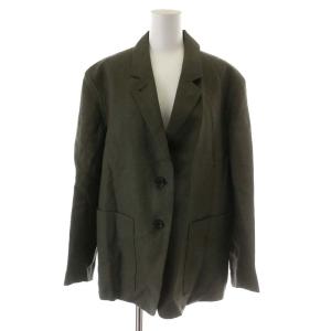 MARGARET HOWELL 22SS LINEN スーツ セットアップ 2 カーキ 578-2120004