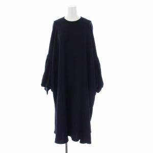 21AW ミリオーネ HUGE DRESS ロングワンピース 36 紺
