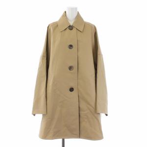 21SS COTTON DOUBLE ステンカラーBOX COAT 36 ベージュ