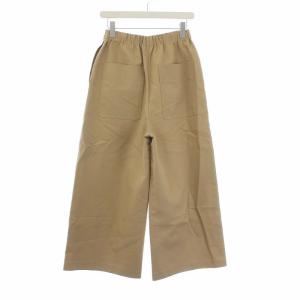 ENFOLD 22SS COTTON DOUBLE ワイドTROUSER 36 ベージュ