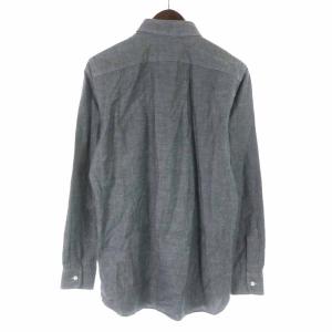 RRL ラルフローレン デニムシャツ シャンブレーシャツ コットン ヴィンテージ 白タグ 長袖 S 14.5 グレー