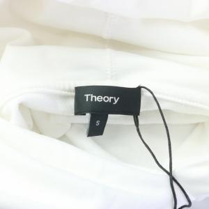 Theory 21SS Fine Terry Standard Hoodie パーカー プルオーバー 長袖 ロゴプリント S ホワイト