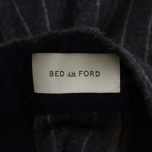 BED J.W. FORD 21AW パンツ スラックス ストライプ カシミヤ混 1 S グレー