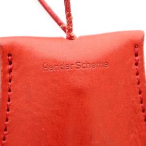 Hender Scheme Key Neck Holder ネックホルダー キーリング キーホルダー レザー レッド
