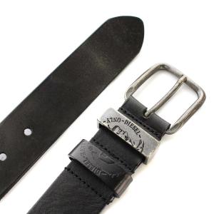 DIESEL レザーベルト 牛革 ベルト 85cm ブラック