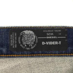 DIESEL デニムパンツ D-VIDER-T スキニー ダメージ加工 ストレッチ 26 ブルー
