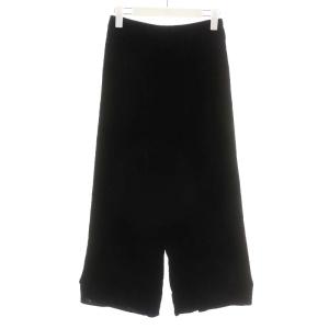 Deuxieme Classe ARCH THE 20SS イージーパンツ ベロア シルク混 38 M ブラック