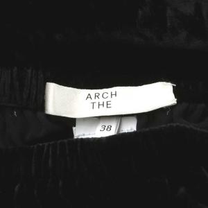 Deuxieme Classe ARCH THE 20SS イージーパンツ ベロア シルク混 38 M ブラック