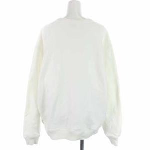 Acne Studios スウェット トレーナー プルオーバー コットン リバースロゴ 長袖 XS ホワイト