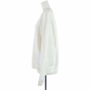 Acne Studios スウェット トレーナー プルオーバー コットン リバースロゴ 長袖 XS ホワイト