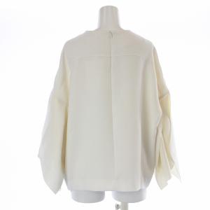 AKIRANAKA カットソー プルオーバー 長袖 バックジップ 38 ホワイト