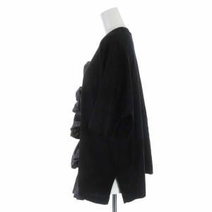 ENFOLD 21SS スビン天竺 デザインTシャツ M 黒 