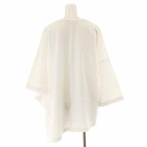 ENFOLD 19SS 変形カットソー 七分袖 38 M 白 ホワイト