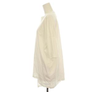 ENFOLD 20SS スビン天竺 アシンメTシャツ カットソー 半袖 38 ホワイト