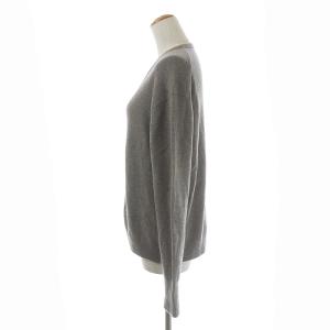 Plage 19AW カーディガン ニット 長袖 シェルボタン ウール グレー