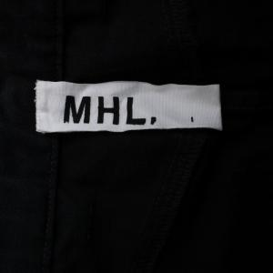 MHL. ワイドパンツ ボタンフライ 1 S 黒 ブラック 595-7240505