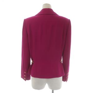 CELINE ヴィンテージ スーツ セットアップ テーラードジャケット タイトスカート 38 ピンク