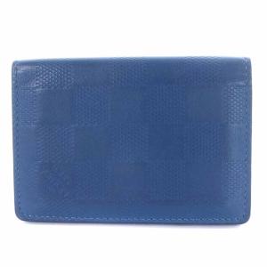 オーガナイザー ドゥ ポッシュ ダミエ アンフィニ ネプテューヌ カードケース 名刺入れ 二つ折り レザー N63204