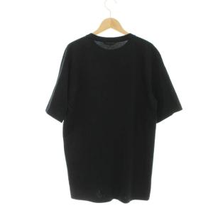 AURALEE 20SS LUSTER PLAITING TEE カットソー クルーネック 丸首 半袖 3 ブラック