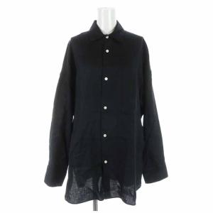 ドレステリア別注 J BRADLEY LINEN SHIRT シャツ リネン 長袖 01 ブラック