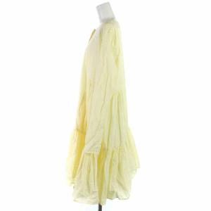 Merlette 20SS フレアワンピース S イエロー
