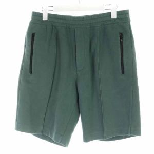 スウェットパンツ ハーフパンツ コットン M グリーン