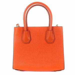 MICHAEL KORS マーサー MERCER ハンドバッグ ショルダーバッグ 2way レザー アコーディオン オレンジ