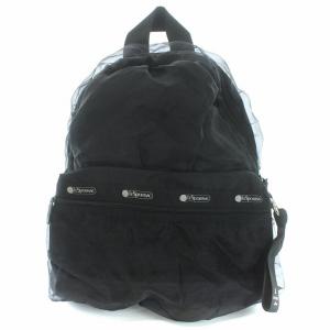 LesportSAC コラボ リュックサック デイパック オーガンジー ブラック
