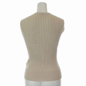 ANAYI 21SS ニット ベスト セーター ノースリーブ プルオーバー 36 S アイボリー