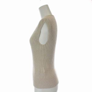 ANAYI 21SS ニット ベスト セーター ノースリーブ プルオーバー 36 S アイボリー