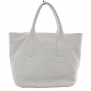 HIROFU トートバッグ ハンドバッグ レザー ホワイト