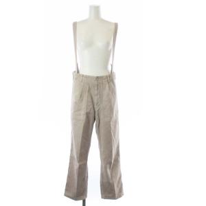 サスペンダー付きパンツ チノパン 36 S ベージュ