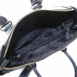 MICHAEL KORS ハンドバッグ ショルダー 2way レザー スタッズ ロゴチャーム付き ブラック