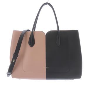 kate spade new york ニコラ トートバッグ ショルダーバッグ 2way ロゴ レザー ピンク ブラック pxrua358