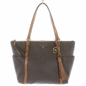 NOMAD トートバッグ ハンドバッグ ロゴ ブラウン