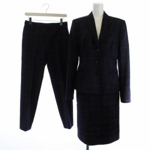 EMPORIO ARMANI セットアップ スーツ 3点セット テーラードジャケット 総裏地 シングル 3B パンツ タイトスカート