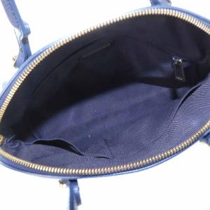 FURLA PIPER ハンドバッグ ショルダーバッグ 2way レザー ネイビー