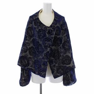 ヴィンテージ AD1996 96AW Flowering Clothes期 ノーカラー 中綿ジャケット ショート丈 クロップド丈