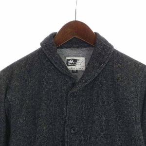 Engineered Garments カーディガン ショールカラー コットン 旧ロゴ XS グレー