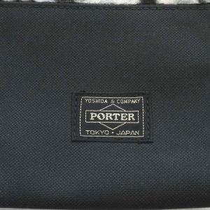 HEAD PORTER 吉田カバン セカンドバッグ クラッチバッグ ヒョウ柄 レオパード 切替 グレー 黒 ブラック