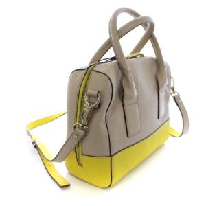 kate spade new york ショルダーバッグ ハンドバッグ 2way レザー ベージュ イエロー