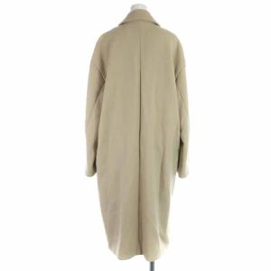BEAUTY&YOUTH UNITED ARROWS HAMILTON LAMBS WOOL MIX ドロップショルダーテーラーコート ロング M ベージュ