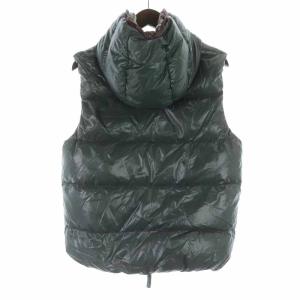 DUVETICA ARISTEO ダウンベスト ジャケット ジップアップ フード 44 XS カーキ