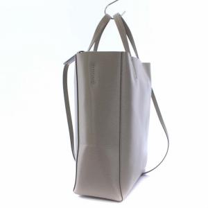 CELINE バーティカル カバ スモール ハンドバッグ 2WAY レザー グレージュ