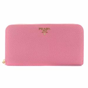 長財布 ラウンドファスナー VITELLO GRAIN レザー ロゴ BEGONIA